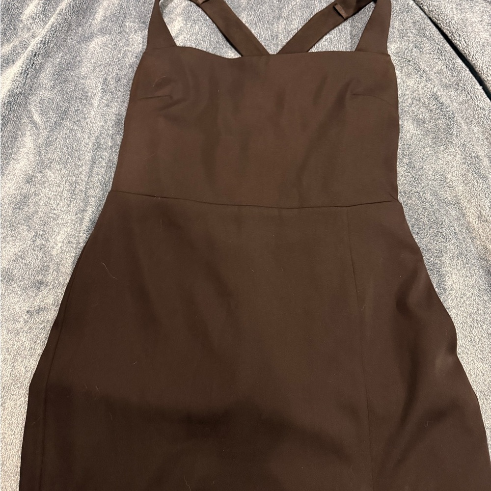 Babaton Strappy Black Dress